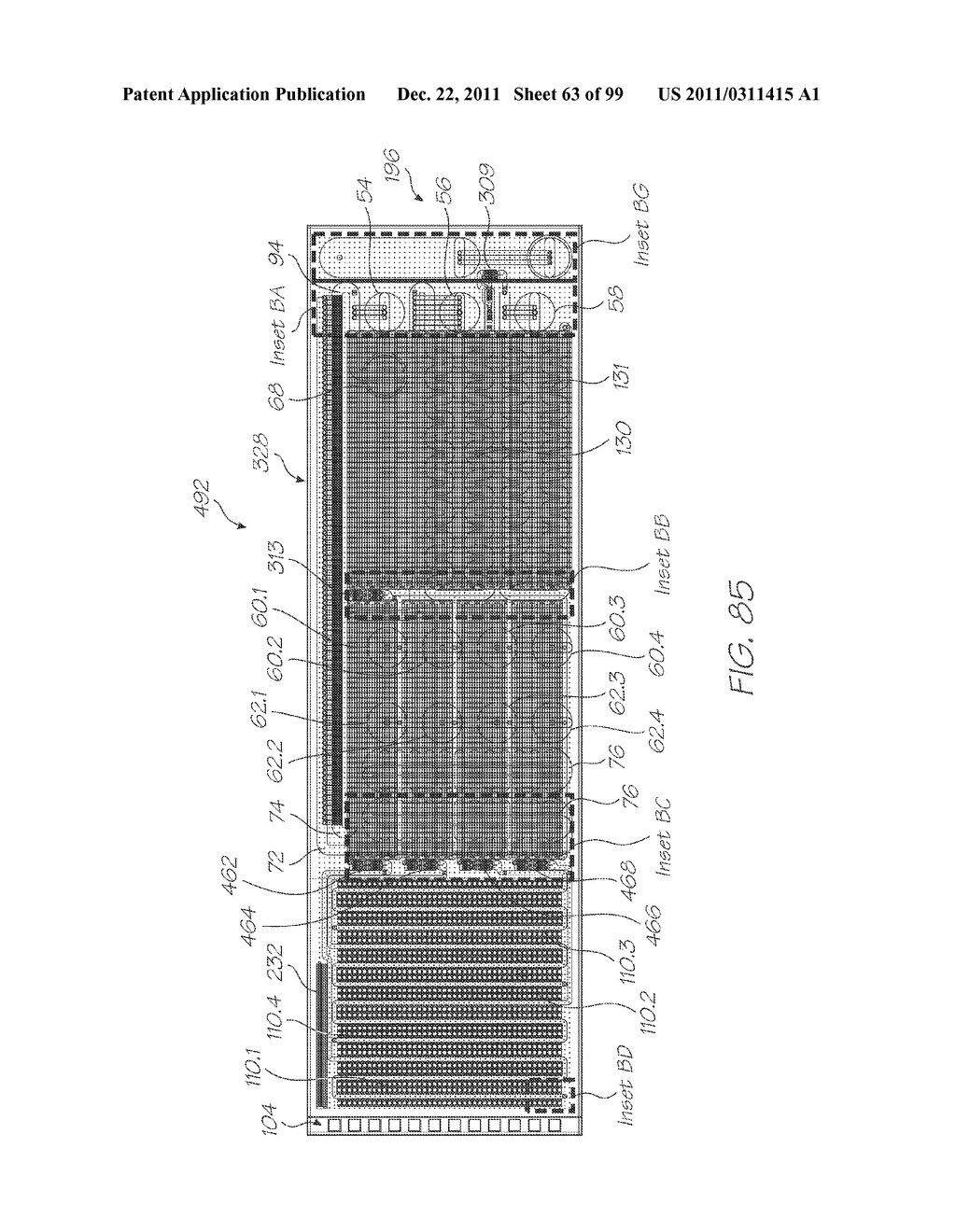 FAULT-TOLERANT MULTIPLE VALVE ASSEMBLY WITH THERMAL BEND-ACTUATOR SURFACE     TENSION VALVE - diagram, schematic, and image 64