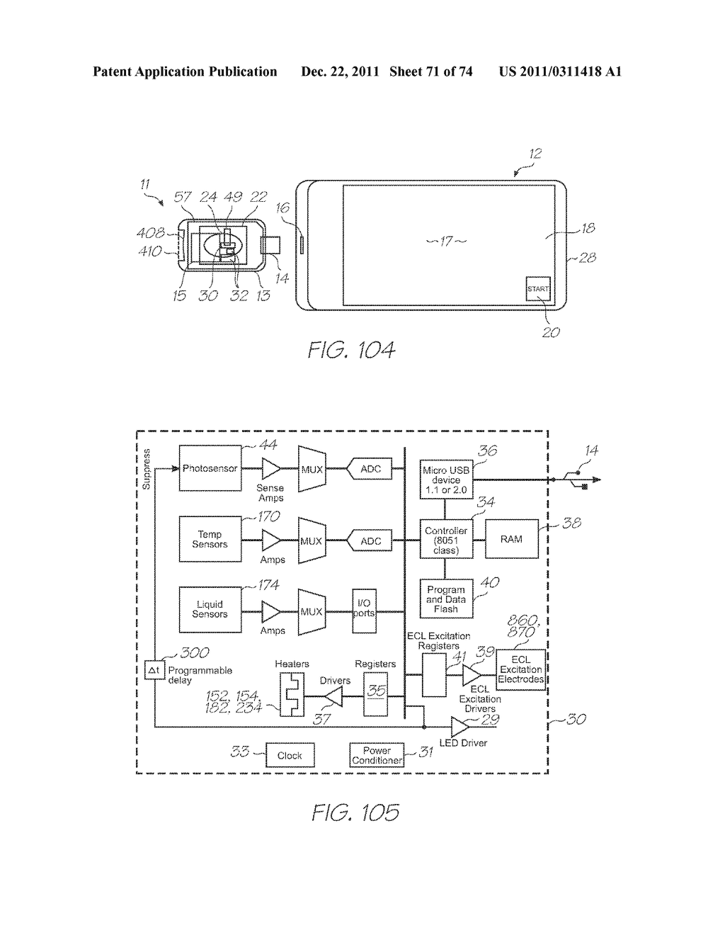 MICROVIAL WITH DIGITAL MEMORY FOR STORAGE OF REAGENT SPECIFICATION DATA - diagram, schematic, and image 72