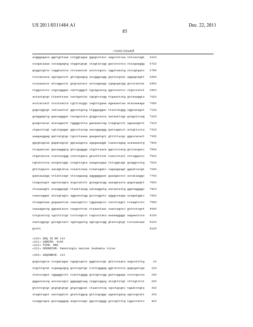 STRAINS OF XENOTROPIC MURINE LEUKEMIA-RELATED VIRUS AND METHODS FOR     DETECTION THEREOF - diagram, schematic, and image 120