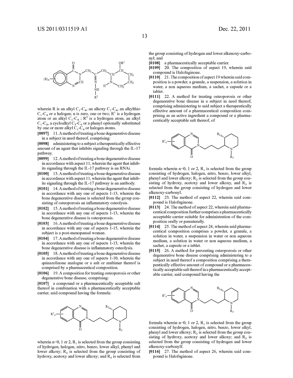 METHODS OF TREATMENT OF BONE DEGENERATIVE DISEASES - diagram, schematic, and image 34