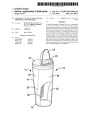 Portable hand-held container for dispensing a food mixture diagram and image