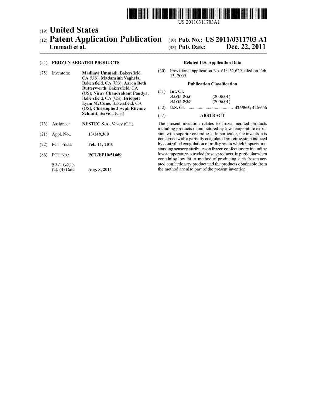 FROZEN AERATED PRODUCTS - diagram, schematic, and image 01