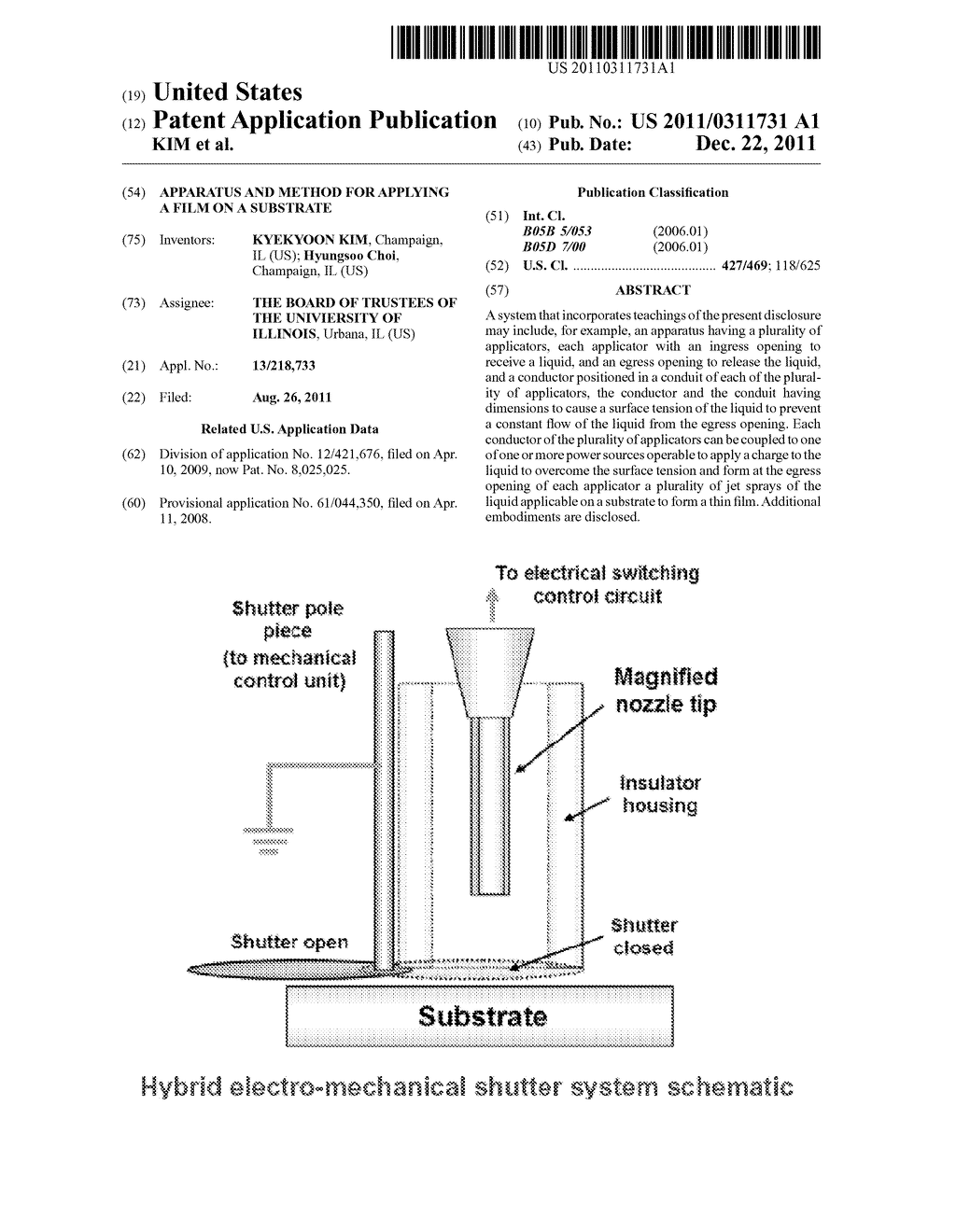 APPARATUS AND METHOD FOR APPLYING A FILM ON A SUBSTRATE - diagram, schematic, and image 01