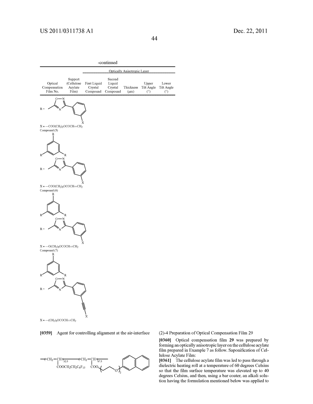 Process of producing cellulose acylate film, cellulose acylate film,     polarizing plate liquid crystal display device and optical compensation     film - diagram, schematic, and image 46