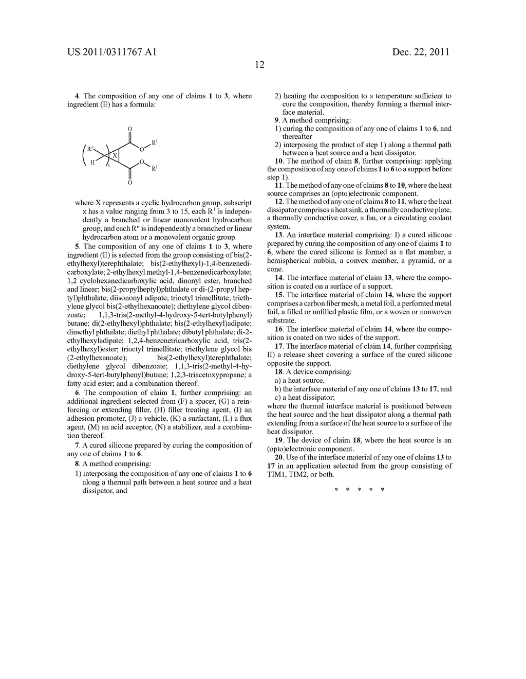 Thermal Interface Materials and Methods for Their Preparation and Use - diagram, schematic, and image 14