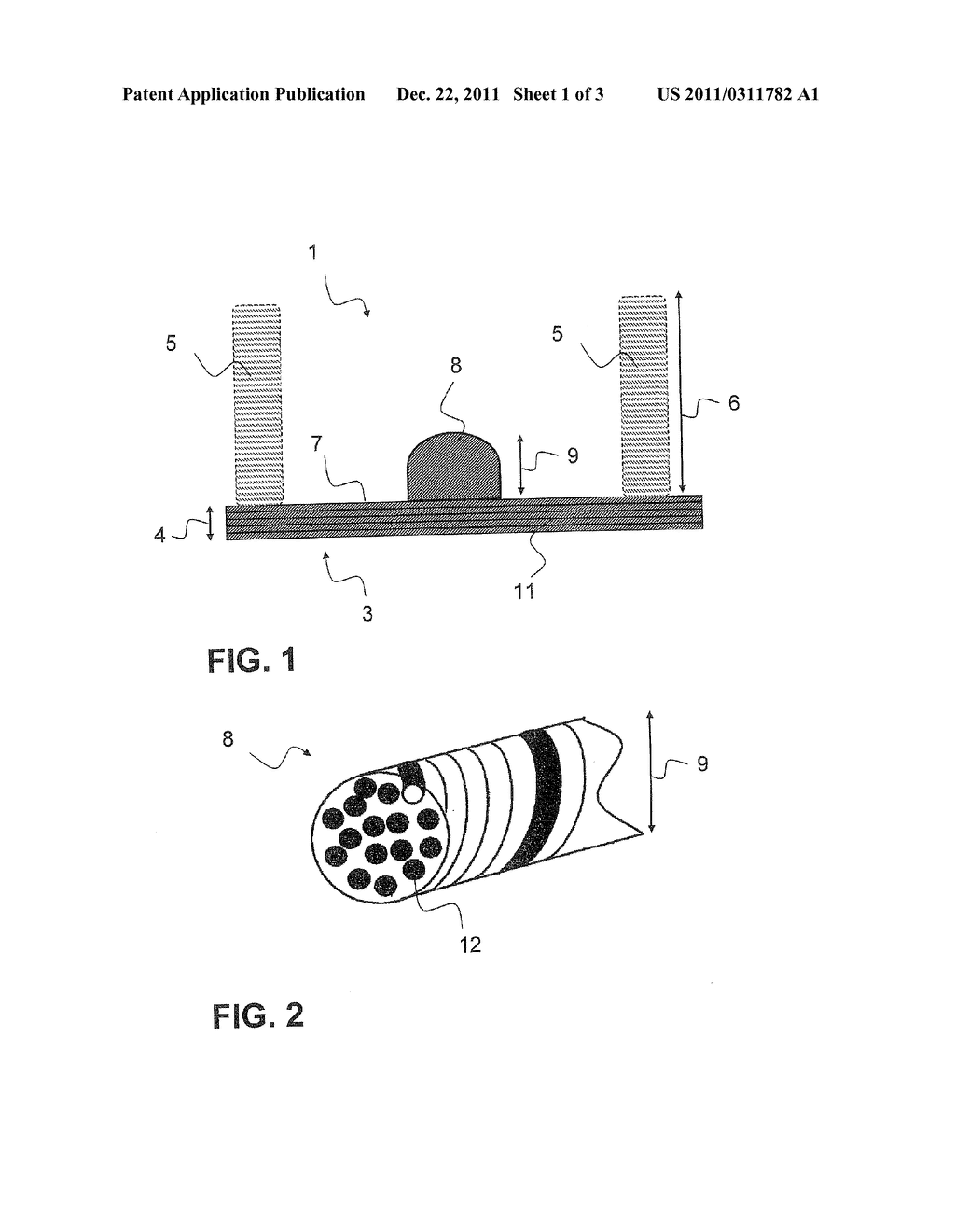 PLANAR COMPONENT OF AN AIRCRAFT AND METHOD FOR PRODUCING THE SAME - diagram, schematic, and image 02