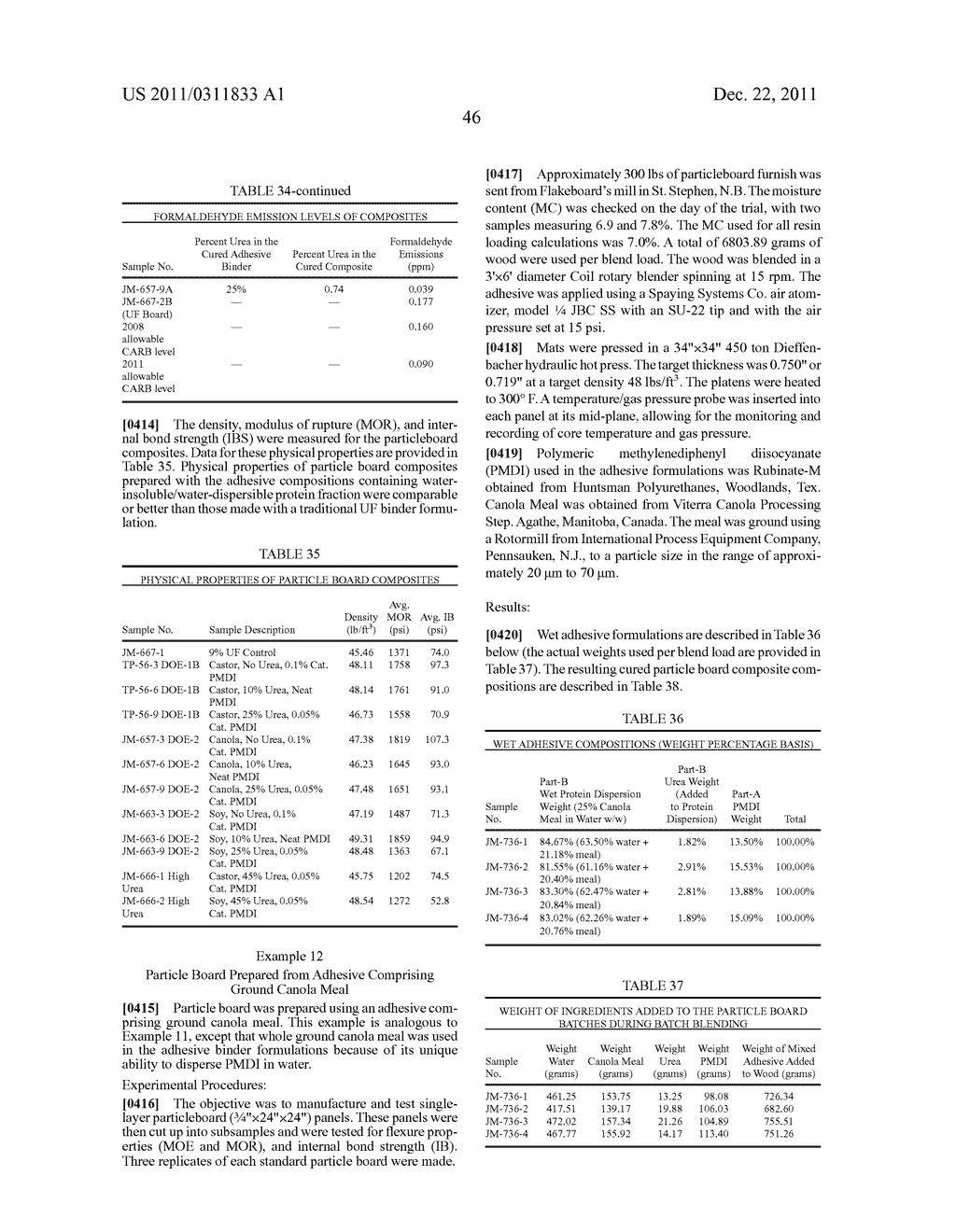 Protein-Containing Adhesives, and Manufacture and Use Thereof - diagram, schematic, and image 80