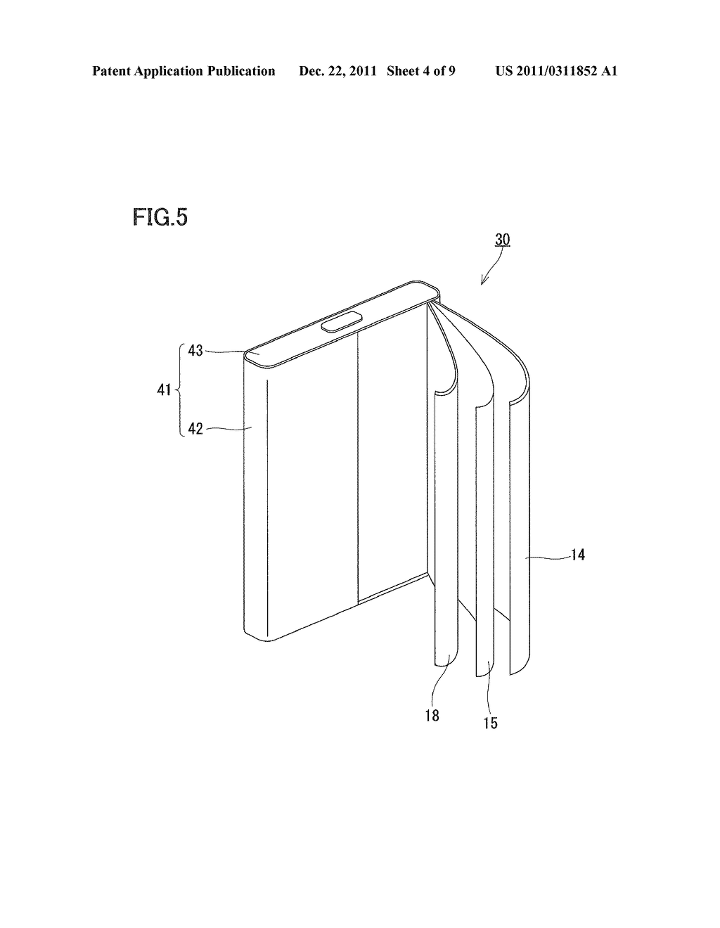 LITHIUM ION SECONDARY BATTERY AND PRODUCTION METHOD FOR SAME - diagram, schematic, and image 05