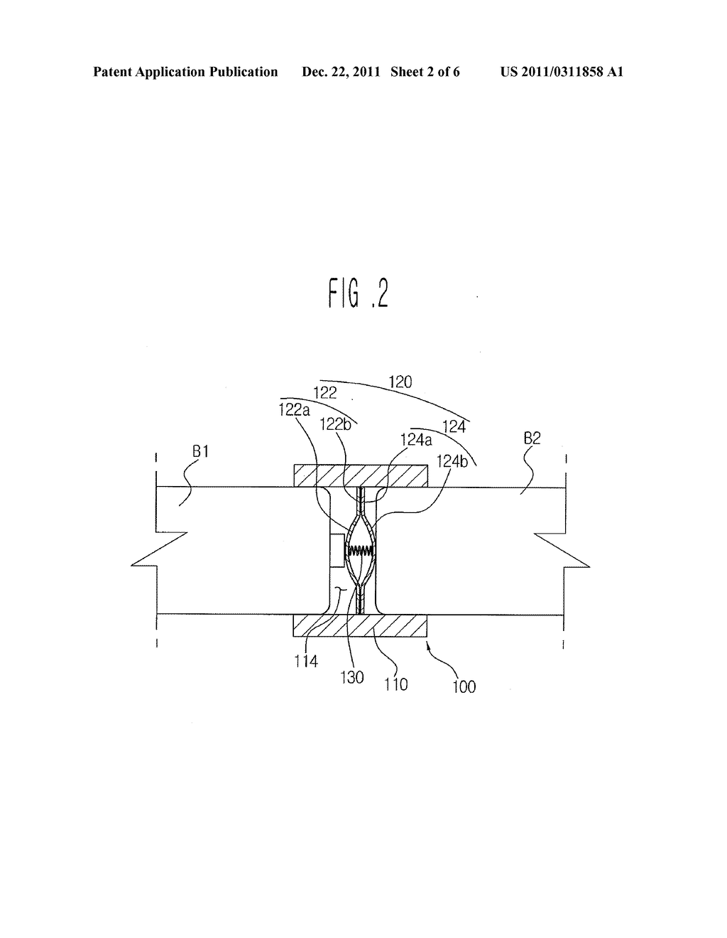 COUPLING MEMBER BETWEEN BATTERY CELLS AND BATTERY CELL ASSEMBLY USING THE     SAME - diagram, schematic, and image 03