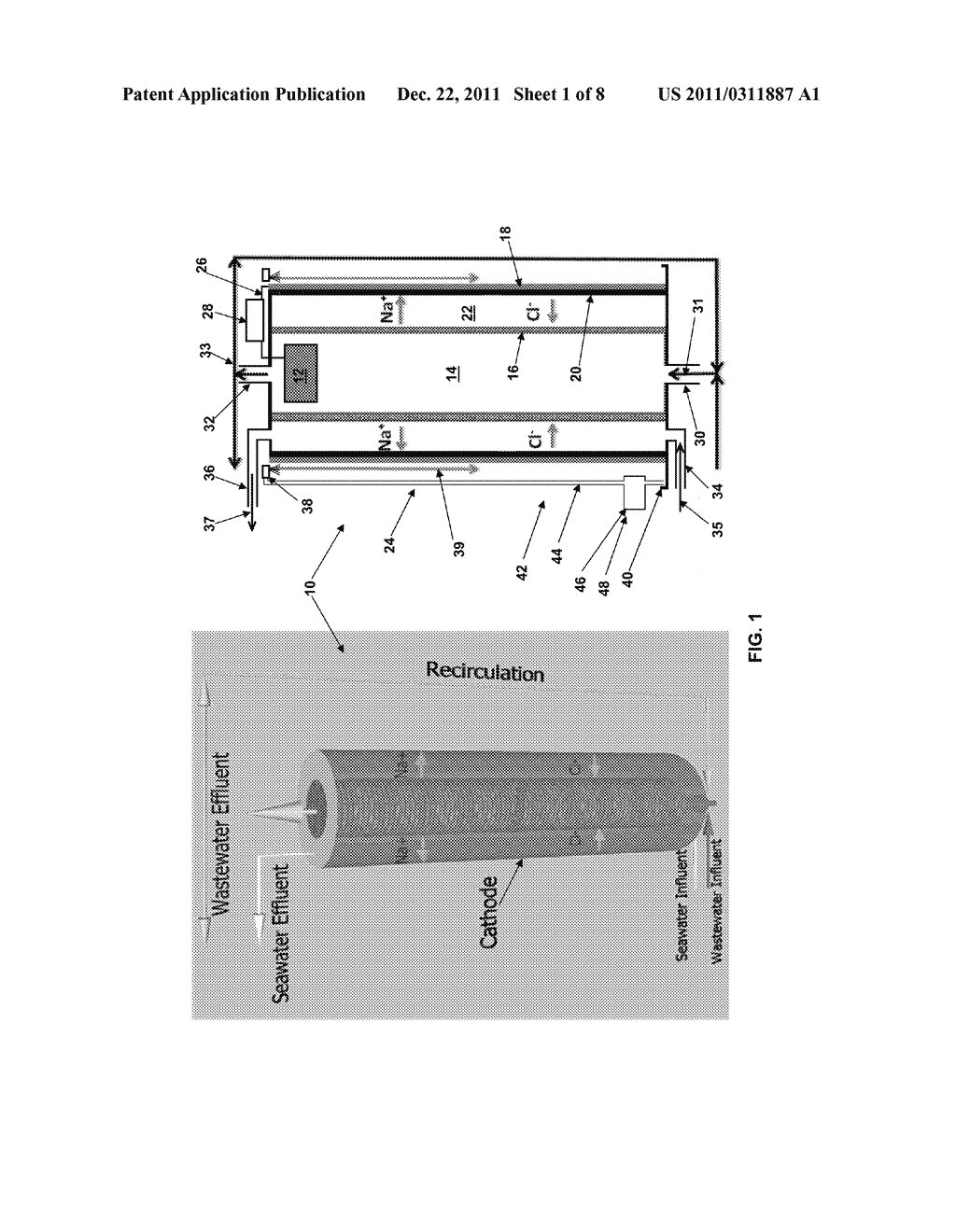 MICROBIAL DESALINATION CELLS - diagram, schematic, and image 02