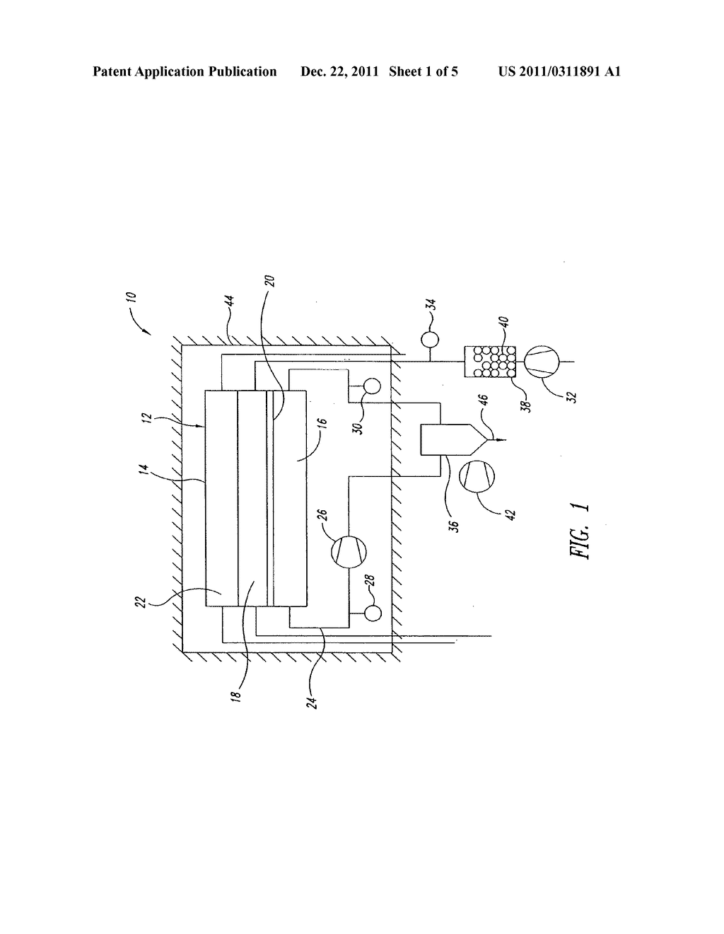 Fuel Cell Based Power Generation Systems and Methods of Operating the Same - diagram, schematic, and image 02