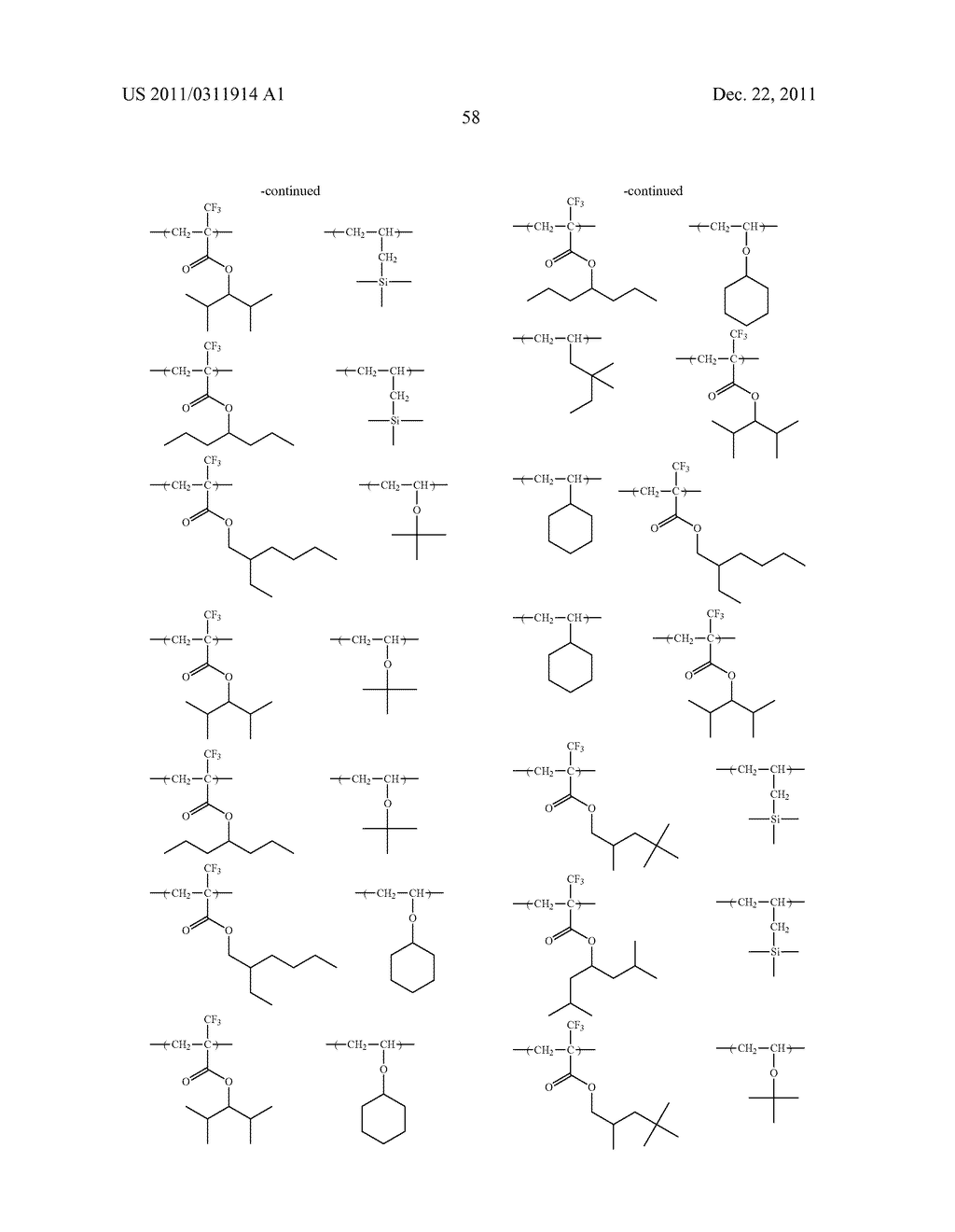 RESIST COMPOSITION FOR NEGATIVE-TONE DEVELOPMENT AND PATTERN FORMING     METHOD USING THE SAME - diagram, schematic, and image 67