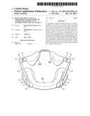 DEVICE FOR ARTICULATING AN ORTHODONTIC SYSTEM CAPABLE OF CAUSING THE     MOVEMENT OF A MANDIBLE IN RELATION TO A MAXILLA diagram and image