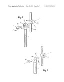 DEVICE FOR ARTICULATING AN ORTHODONTIC SYSTEM CAPABLE OF CAUSING THE     MOVEMENT OF A MANDIBLE IN RELATION TO A MAXILLA diagram and image