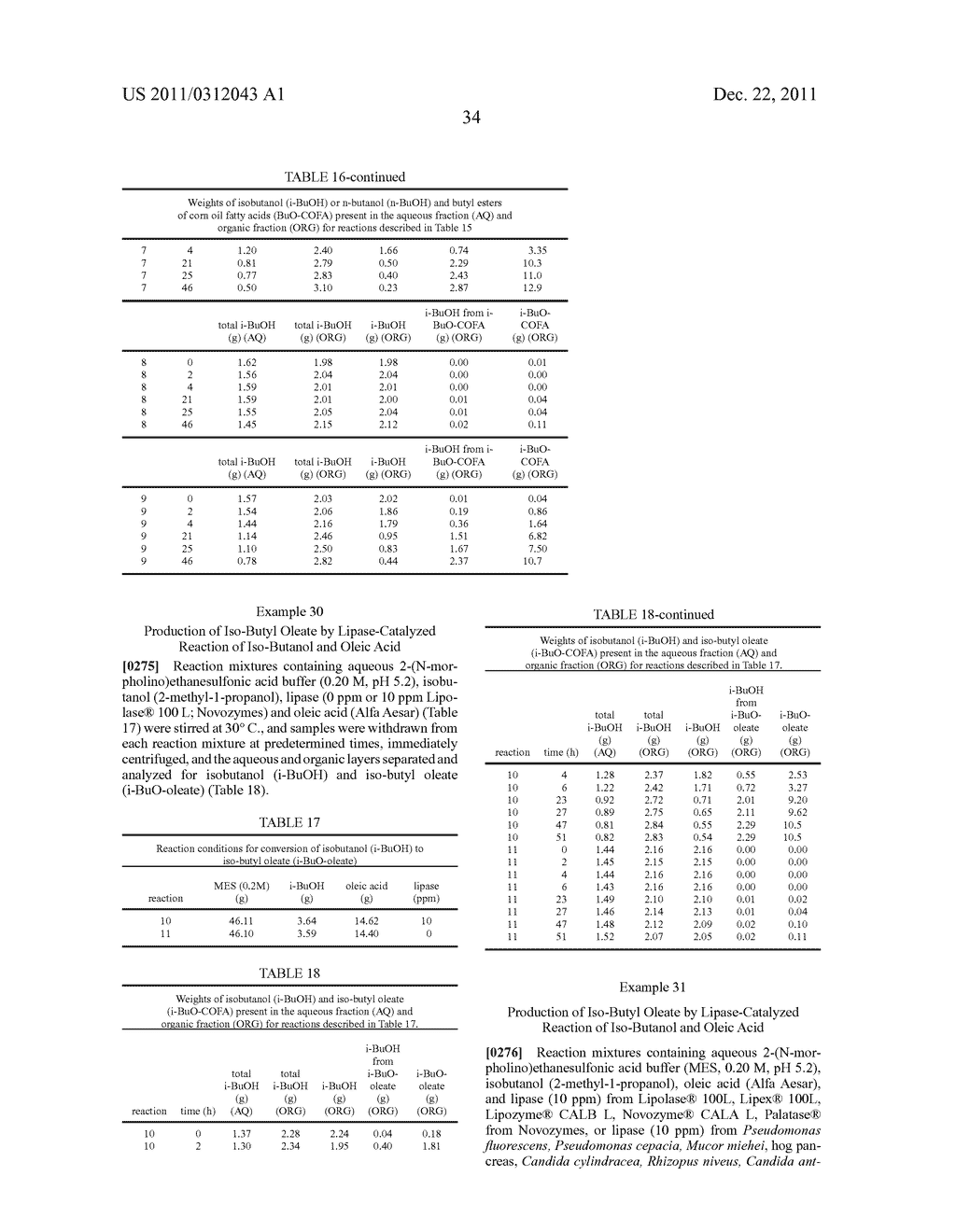 EXTRACTION SOLVENTS DERIVED FROM OIL FOR ALCOHOL REMOVAL IN EXTRACTIVE     FERMENTATION - diagram, schematic, and image 44