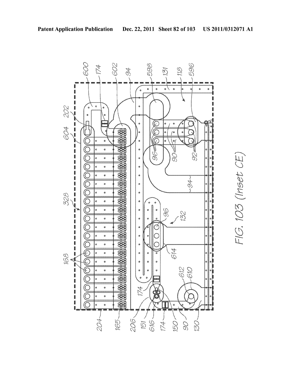 MICROFLUIDIC DEVICE WITH LARGE CHANNELS FOR CELL TRANSPORT AND SMALL     CHANNELS SUITABLE FOR BIOCHEMICAL PROCESSES - diagram, schematic, and image 83