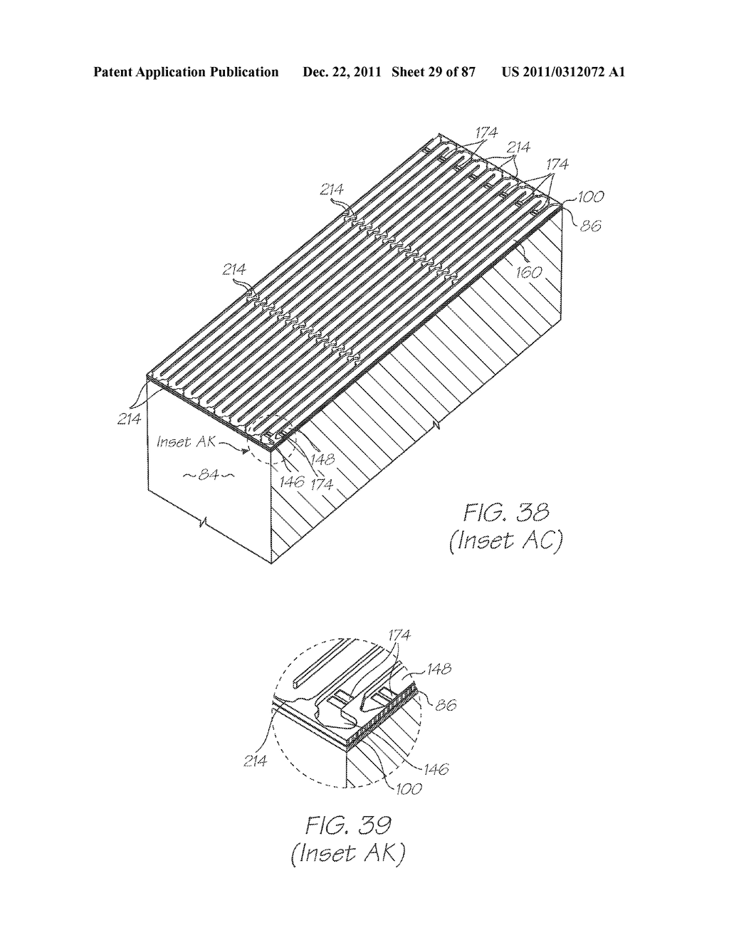 MICROFLUIDIC DEVICE WITH SURFACE MICRO-MACHINED CHIPS AND INTERCONNECTING     CAP - diagram, schematic, and image 30