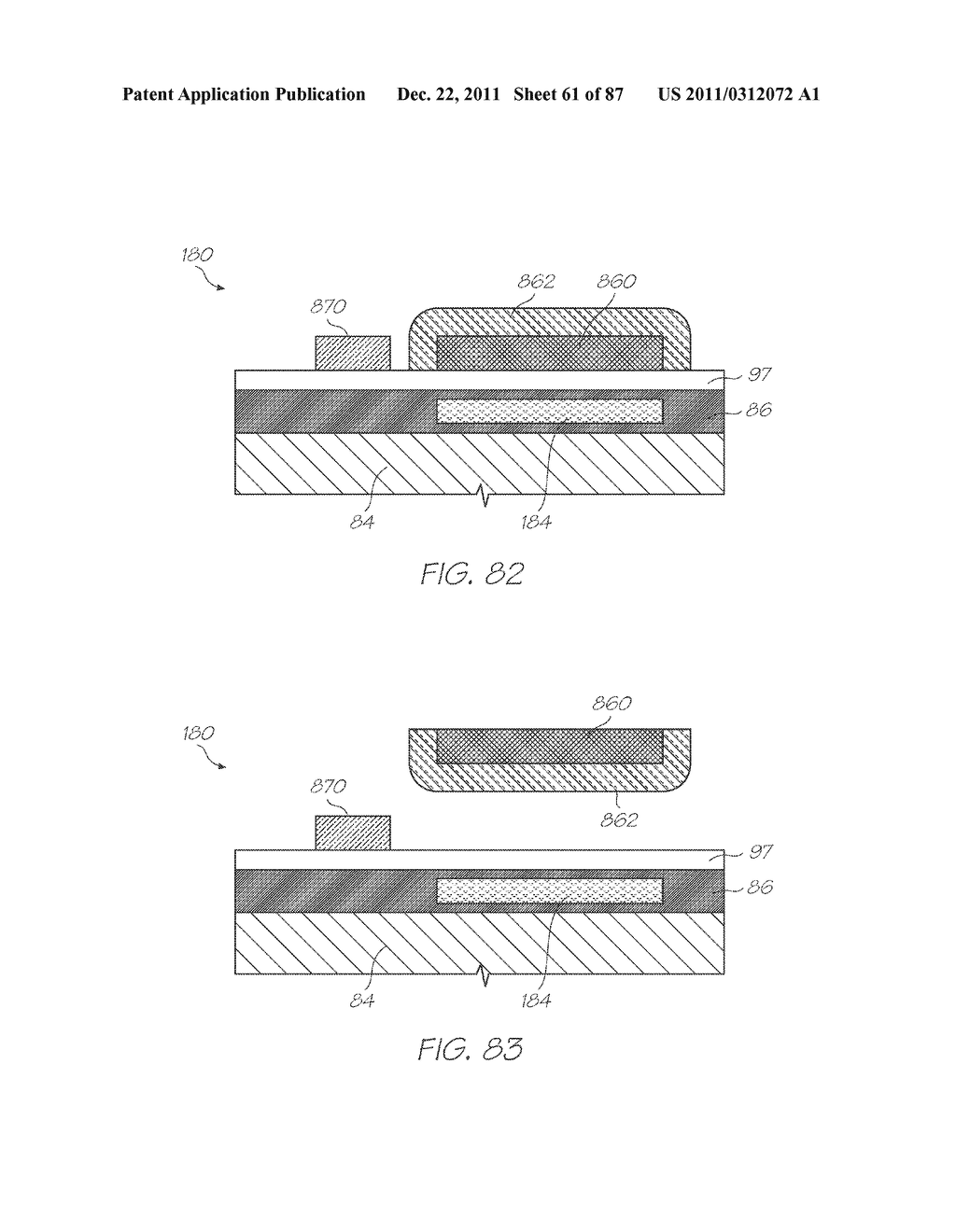 MICROFLUIDIC DEVICE WITH SURFACE MICRO-MACHINED CHIPS AND INTERCONNECTING     CAP - diagram, schematic, and image 62