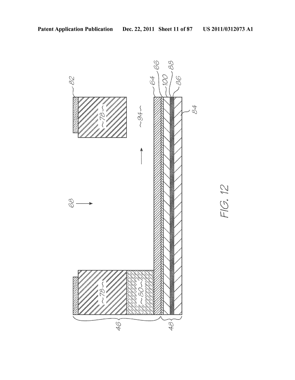 MICROFLUIDIC TEST MODULE INCORPORATING SURFACE MICRO-MACHINED CHIPS AND     INTERCONNECTING CAP - diagram, schematic, and image 12