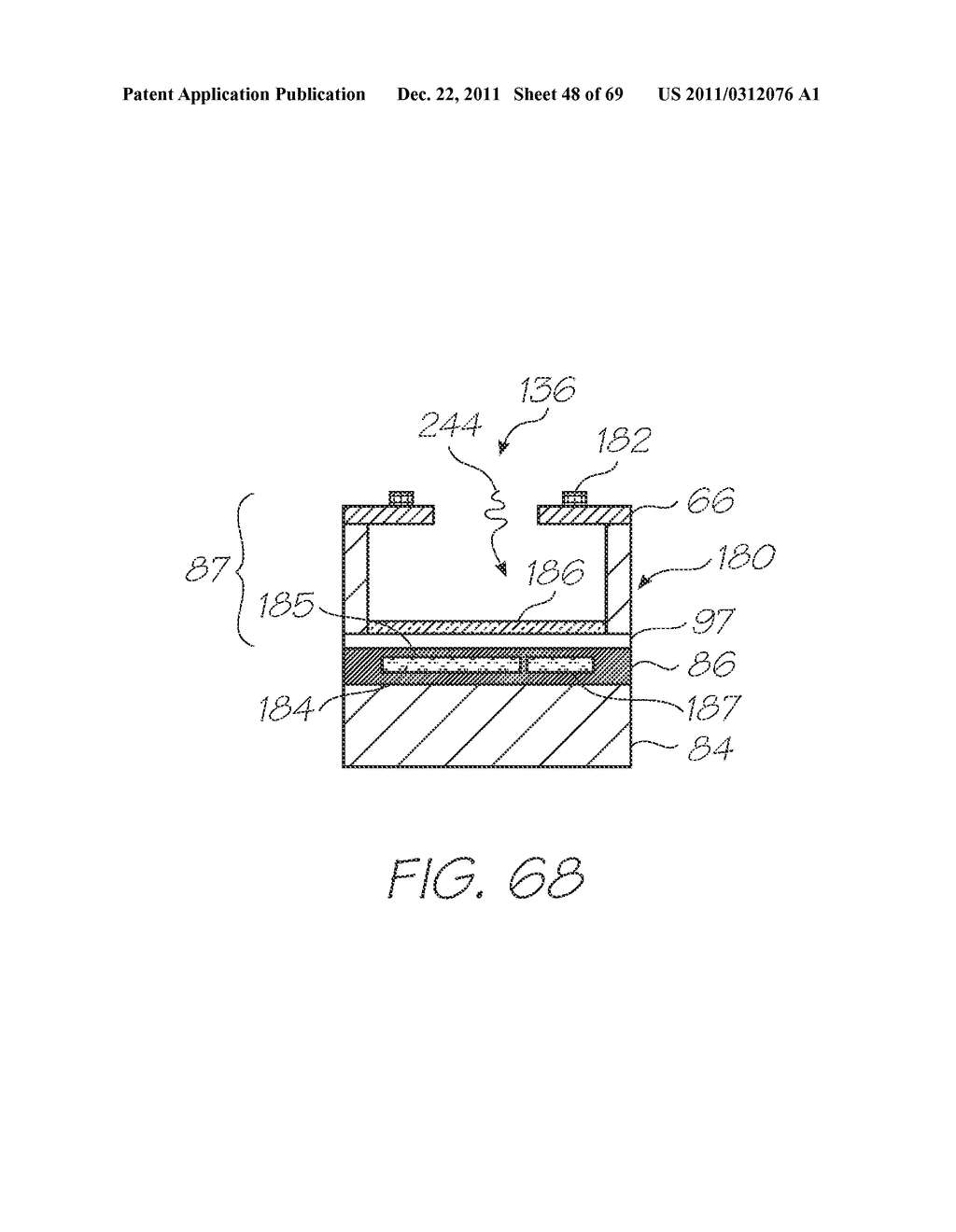 MICROFLUIDIC TEST MODULE WITH FLEXIBLE MEMBRANE FOR INTERNAL     MICROENVIRONMENT PRESSURE-RELIEF - diagram, schematic, and image 49