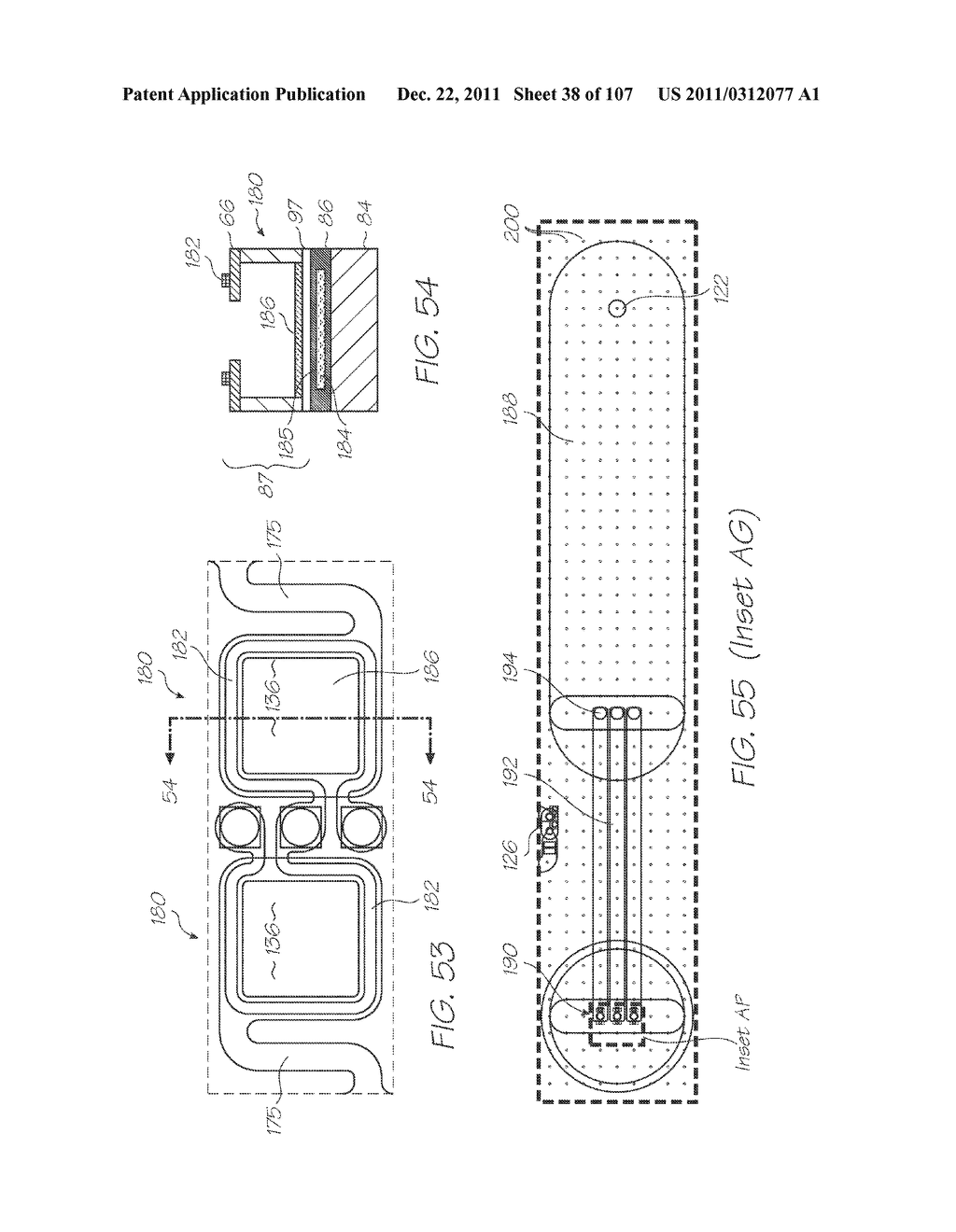 LOC DEVICE FOR ELECTROCHEMILUMINESCENT DETECTION OF TARGET NUCLEIC ACID     SEQUENCES IN A FLUID WITH CALIBRATION CHAMBER CONTAINING PROBES DESIGNED     TO BE NON-COMPLEMENTARY WITH ANY NUCLEIC ACID SEQUENCES IN THE FLUID - diagram, schematic, and image 39