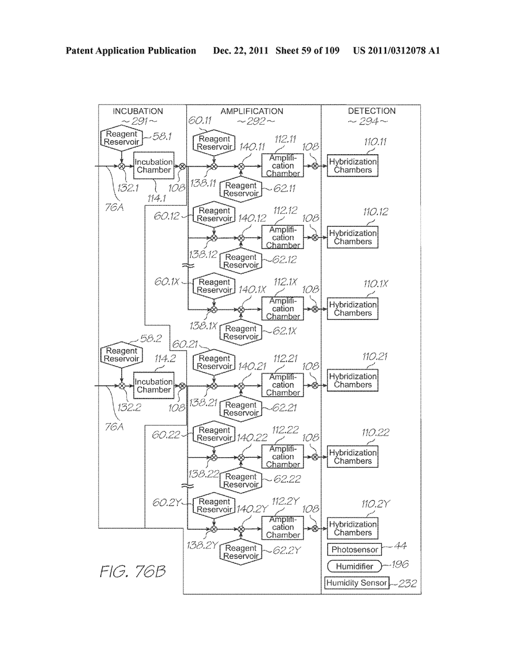 MICROFLUIDIC DEVICE FOR DETECTING TARGET NUCLEIC ACID SEQUENCES IN     MITOCHONDRIAL DNA - diagram, schematic, and image 60