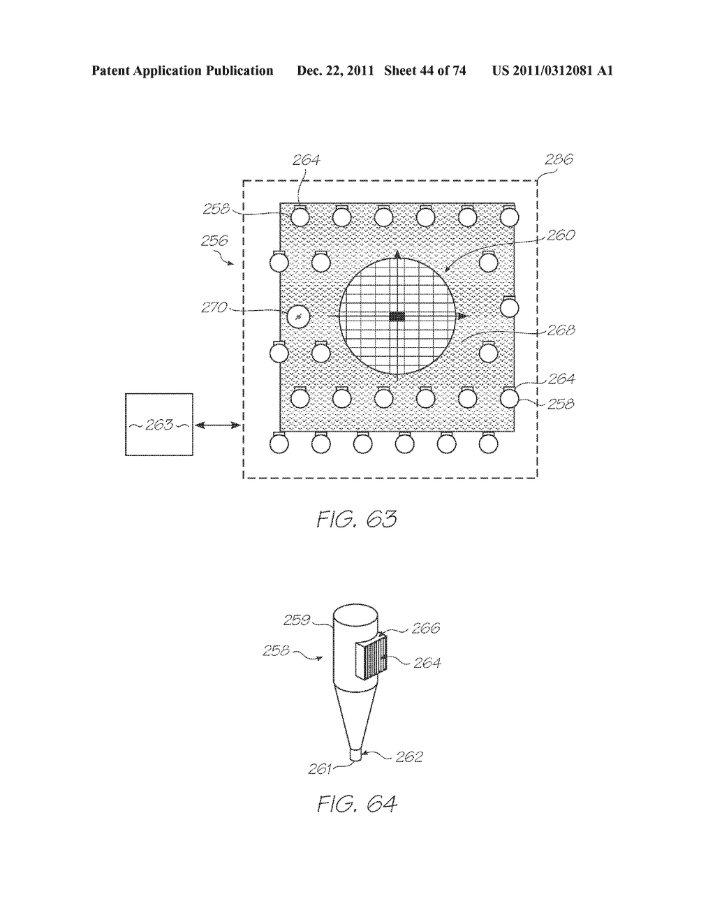 REAGENT DISPENSING APPARATUS FOR ARRAY OF MICROFLUIDIC DEVICES - diagram, schematic, and image 45