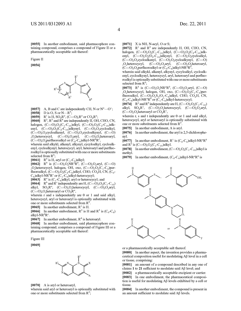 COMPOSITIONS AND METHODS FOR PREVENTION AND TREATMENT OF AMYLOID-BETA     PEPTIDE-RELATED DISORDERS - diagram, schematic, and image 22