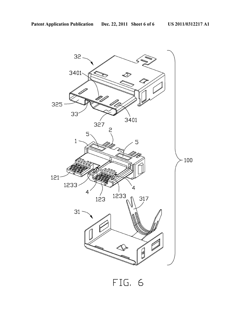 ELECTRICAL CONNECTOR WITH IMPROVED NOTCH STRUCTURE TO SEPARATE LARGE AND     SMALL RECEIVING CAVITIES ARRANGED SIDE BY SIDE - diagram, schematic, and image 07