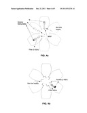 Method for calibrating a terminal with a multi-sector antenna, and mesh     network terminal diagram and image