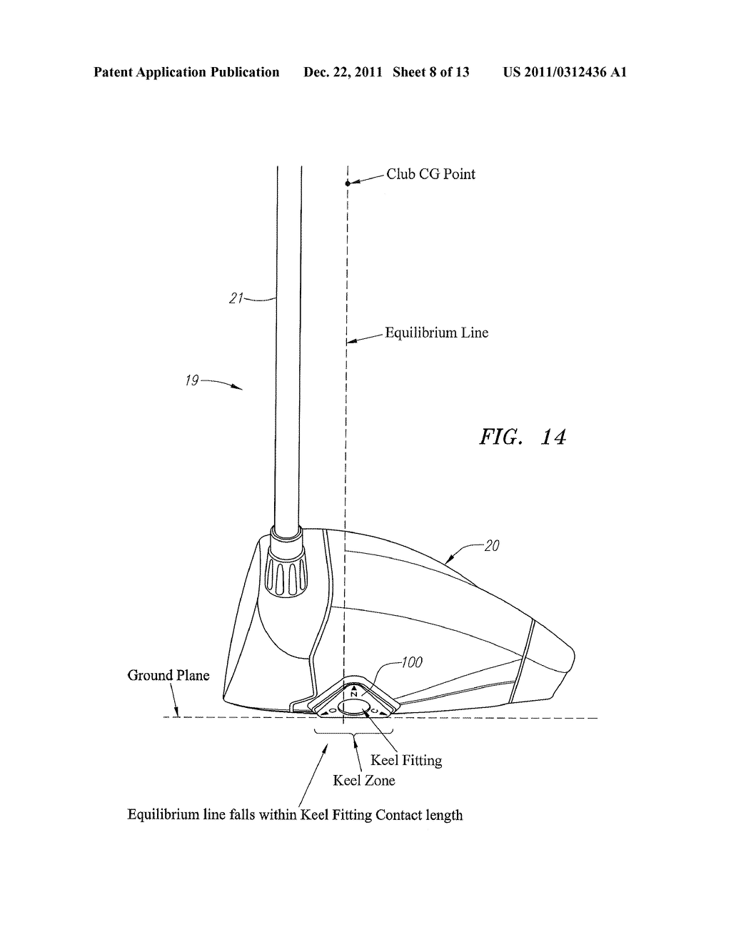 WOOD-TYPE GOLF CLUB HEAD WITH ADJUSTABLE SOLE CONTOUR - diagram, schematic, and image 09