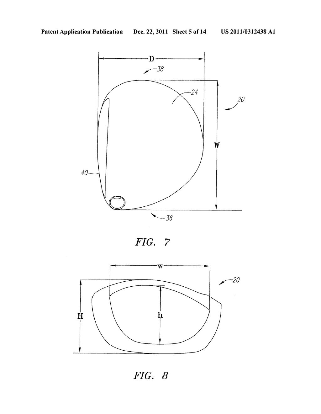 GOLF CLUB HEAD WITH VARIABLE FACE THICKNESS - diagram, schematic, and image 06