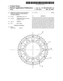 Sprockets Made of Two Materials with Half Holes on the Edge of Central     Portion diagram and image