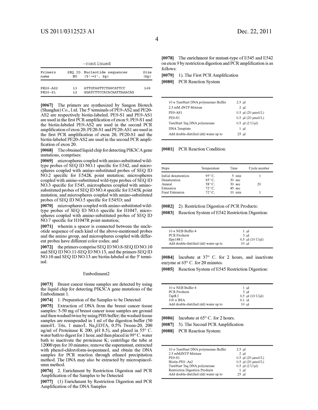 PROBES, LIQUID PHASE CHIPS AND METHODS FOR DETECTING PIK3CA GENE MUTATIONS - diagram, schematic, and image 05