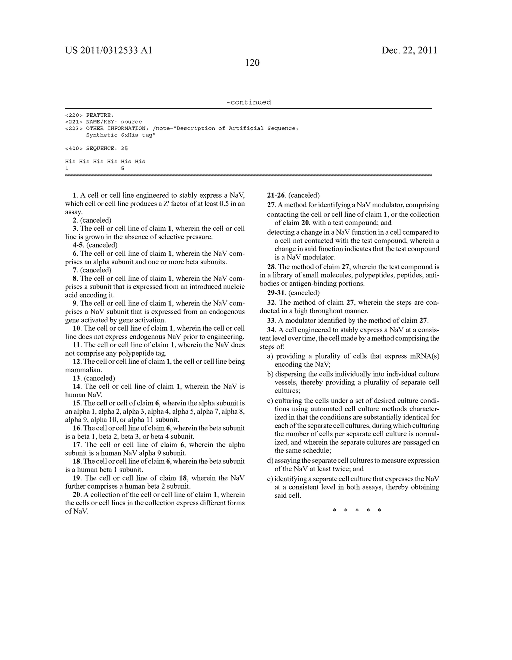 CELL LINES EXPRESSING NaV AND METHODS OF USING THEM - diagram, schematic, and image 128