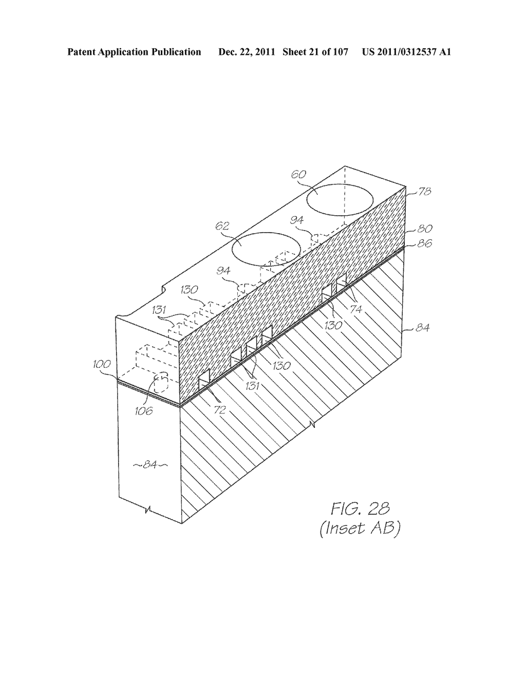 LOC DEVICE FOR AMPLIFYING AND DETECTING TARGET NUCLEIC ACID SEQUENCES     USING ELECTROCHEMILUMINESCENT RESONANT ENERGY TRANSFER, LINEAR PROBES     WITH COVALENTLY ATTACHED PRIMERS - diagram, schematic, and image 22