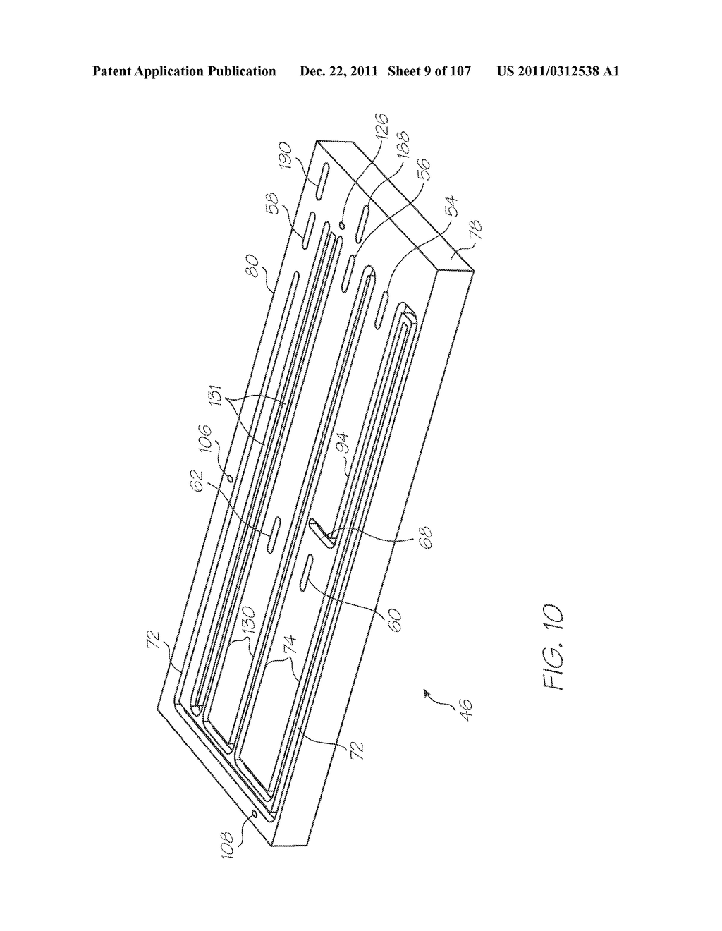 LOC DEVICE WITH ELECTROCHEMILUMINESCENT PROBES FOR DETECTING TARGETS IN A     FLUID AND A POSITIVE CONTROL PROBE FOR DETECTING A NUCLEIC ACID SEQUENCE     KNOWN TO BE PRESENT - diagram, schematic, and image 10