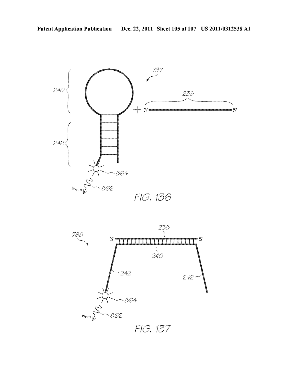 LOC DEVICE WITH ELECTROCHEMILUMINESCENT PROBES FOR DETECTING TARGETS IN A     FLUID AND A POSITIVE CONTROL PROBE FOR DETECTING A NUCLEIC ACID SEQUENCE     KNOWN TO BE PRESENT - diagram, schematic, and image 106