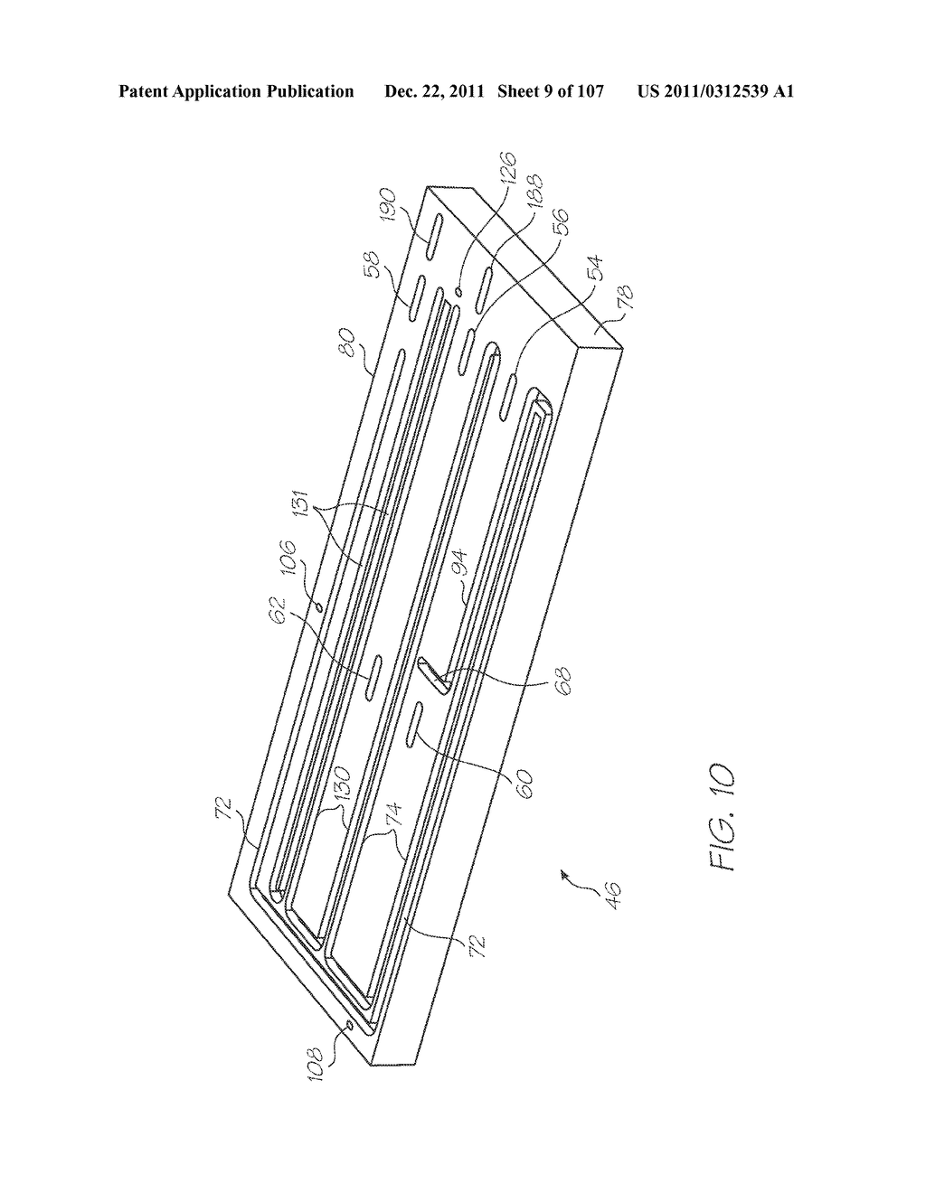 LOC DEVICE WITH ELECTROCHEMILUMINESCENT PROBES FOR DETECTING TARGETS IN A     FLUID AND A POSITIVE CONTROL PROBE WITHOUT A QUENCHER FOR LUMINOPHORE     EMISSIONS - diagram, schematic, and image 10