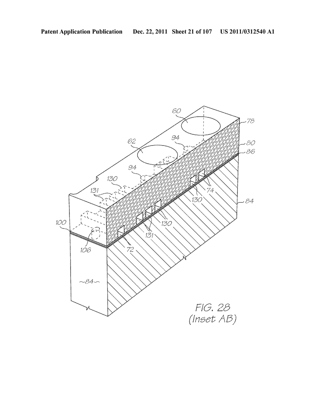 LOC DEVICE FOR DETECTING TARGET NUCLEIC ACID SEQUENCES USING     ELECTROCHEMILUMINESCENT PROBES AND CALIBRATION PROBES LACKING A     LUMINOPHORE - diagram, schematic, and image 22