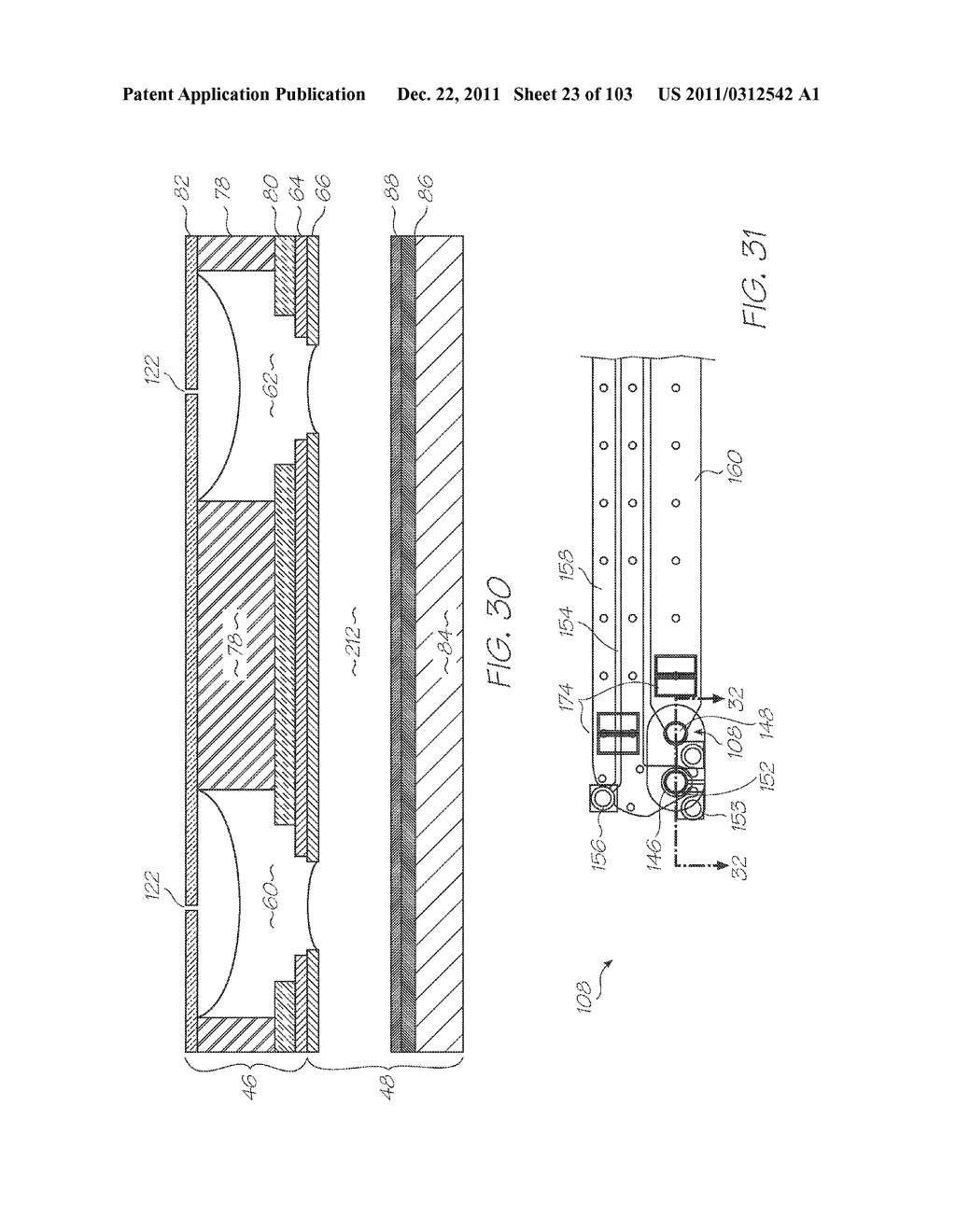 GENETIC ANALYSIS LOC WITH HYBRIDIZATION ARRAY WITH CALIBRATION CHAMBER     CONTAINING CHAMBER WITH A BLOCKED INLET SPOTTED WITH REPORTER - diagram, schematic, and image 24