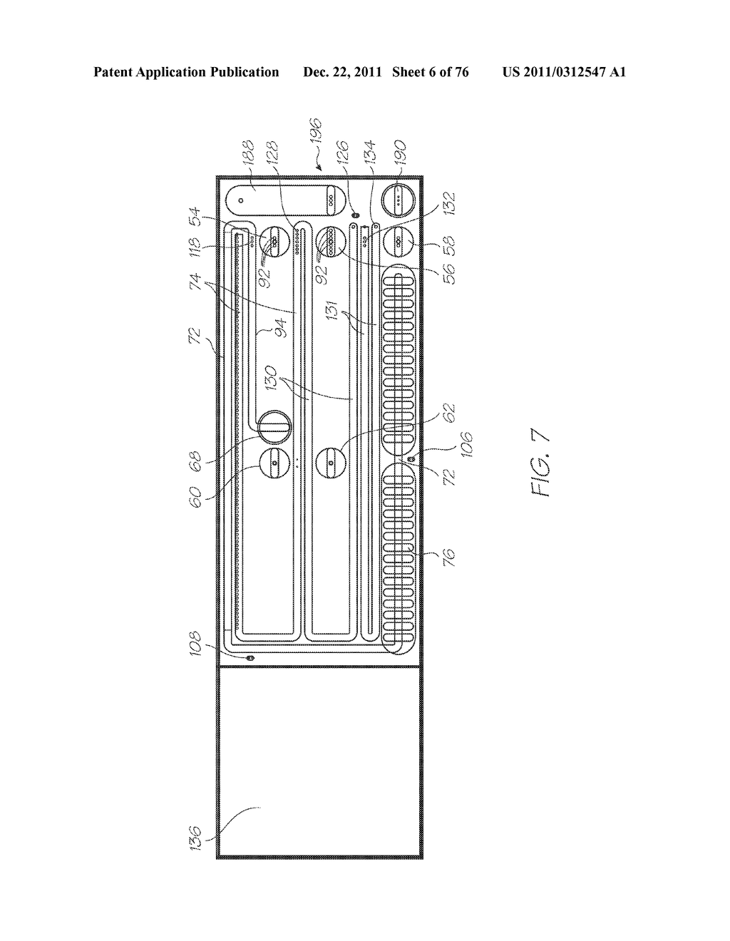 MICROFLUIDIC DEVICE WITH REAGENT MIXING PROPORTIONS DETERMINED BY NUMBER     OF ACTIVE OUTLET VALVES - diagram, schematic, and image 07