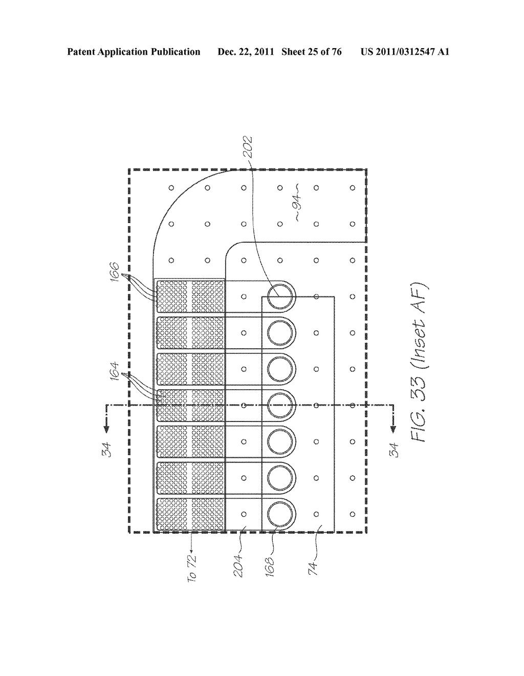 MICROFLUIDIC DEVICE WITH REAGENT MIXING PROPORTIONS DETERMINED BY NUMBER     OF ACTIVE OUTLET VALVES - diagram, schematic, and image 26