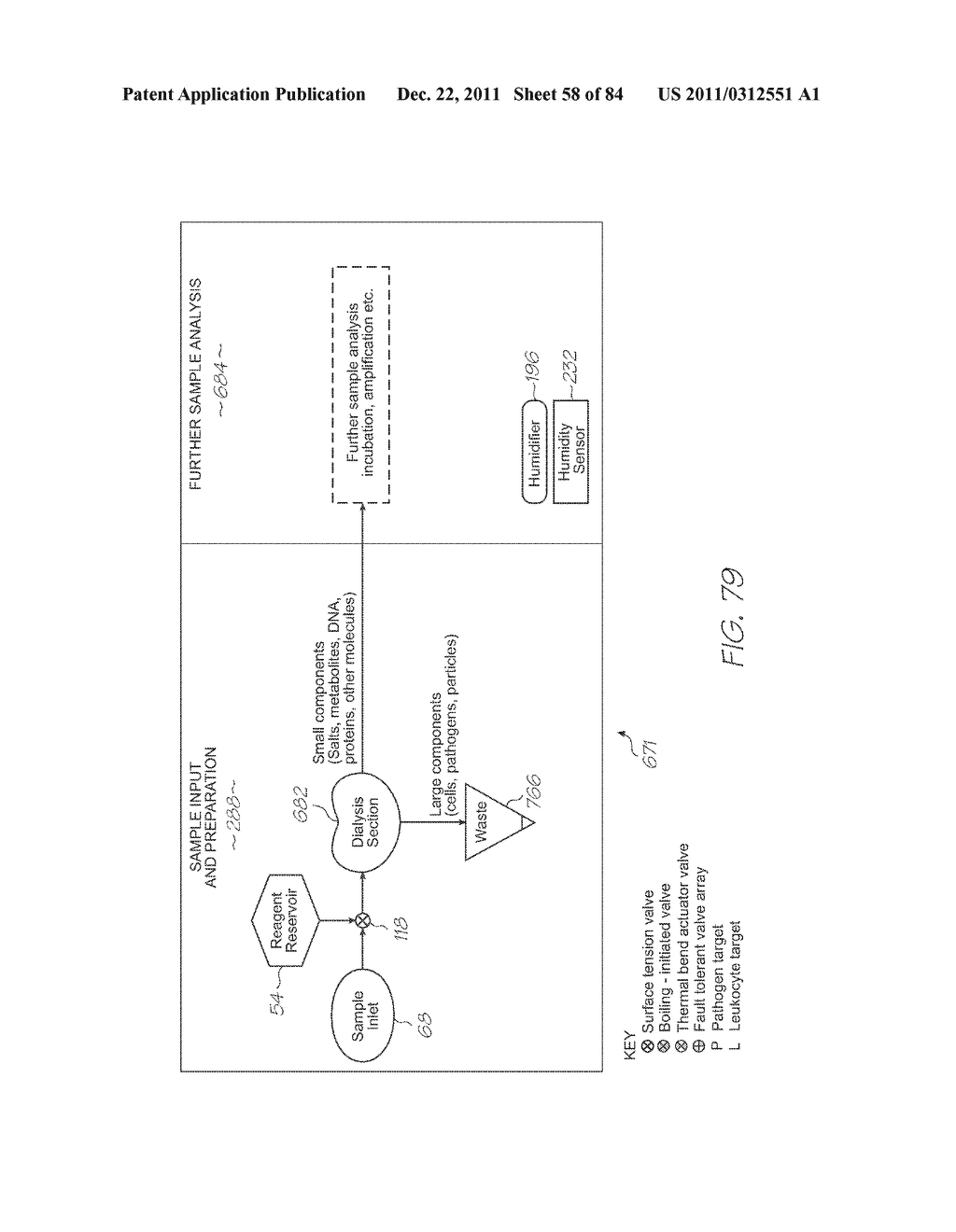 LOC DEVICE FOR GENETIC ANALYSIS WHICH PERFORMS NUCLEIC ACID AMPLIFICATION     BEFORE REMOVING NON-NUCLEIC ACID CONSTITUENTS IN A DIALYSIS SECTION - diagram, schematic, and image 59