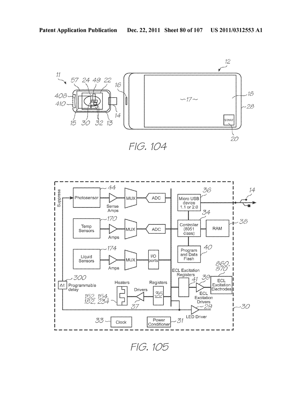 MICROFLUIDIC DEVICE WITH NON-IMAGING OPTICS FOR ELECTROCHEMILUMINESCENT     DETECTION OF TARGETS - diagram, schematic, and image 81