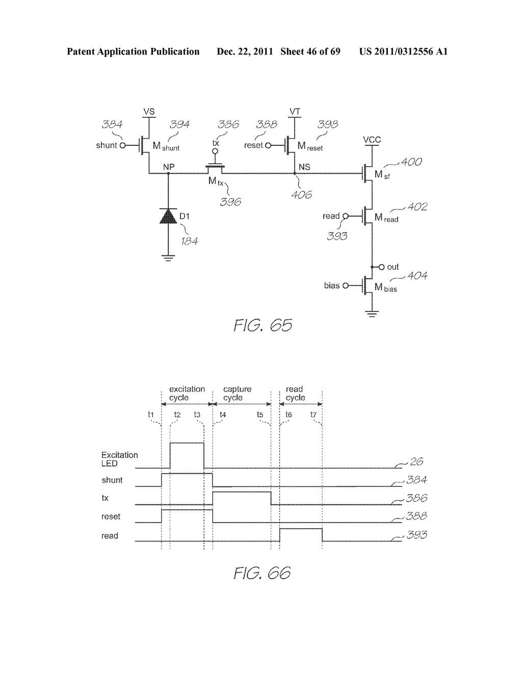 MICROFLUIDIC DEVICE WITH TRIGGER PHOTODIODE IN EACH HYBRIDIZATION CHAMBER - diagram, schematic, and image 47