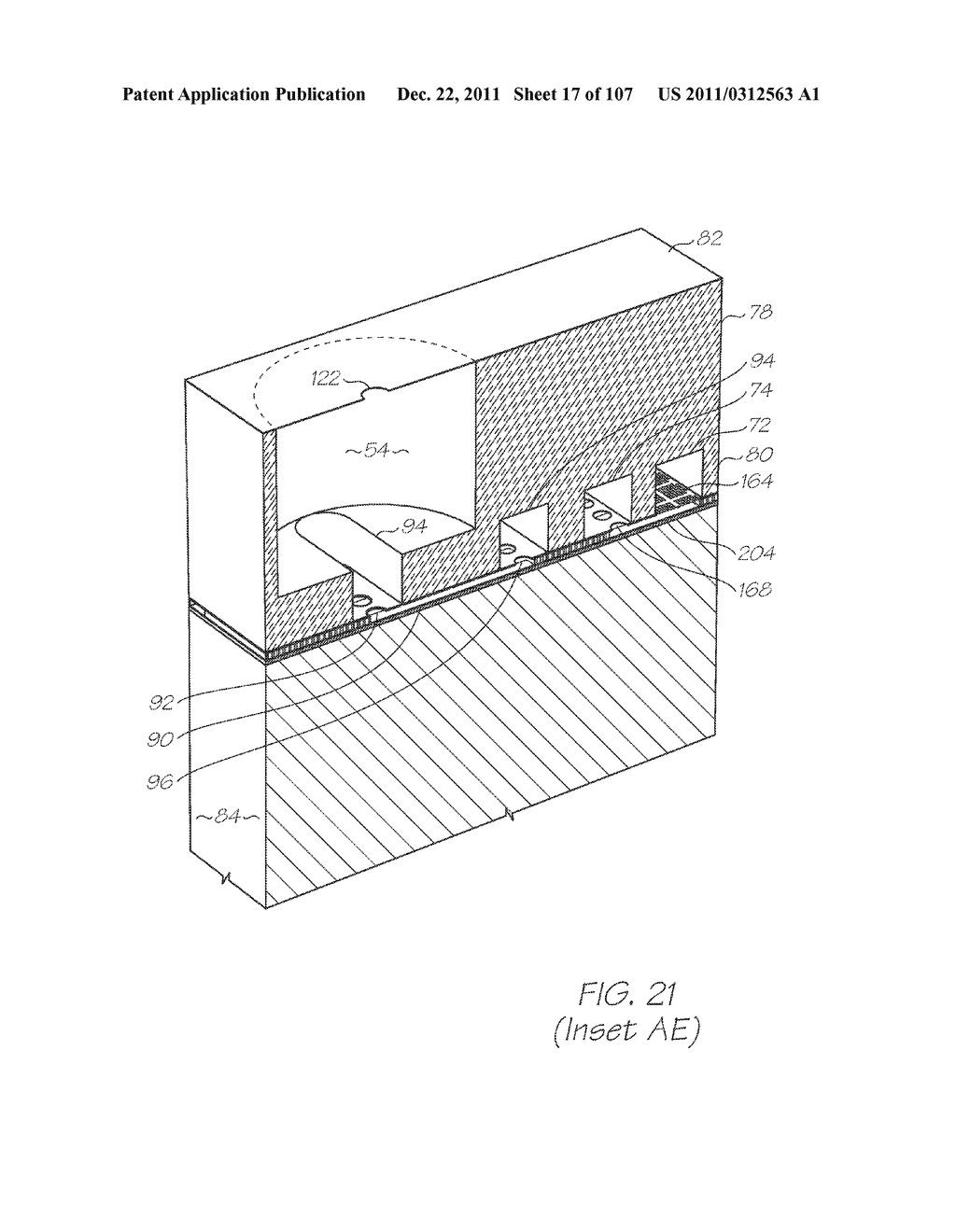 LOC DEVICE FOR DETECTING TARGET NUCLEIC ACID SEQUENCES IN A FLUID USING     HYBRIDIZATION CHAMBER ARRAY AND NEGATIVE CONTROL CHAMBER CONTAINING     ELECTROCHEMILUMINESCENT PROBE DESIGNED TO BE NON-COMPLEMENTARY TO ANY     SEQUENCE IN THE FLUID - diagram, schematic, and image 18