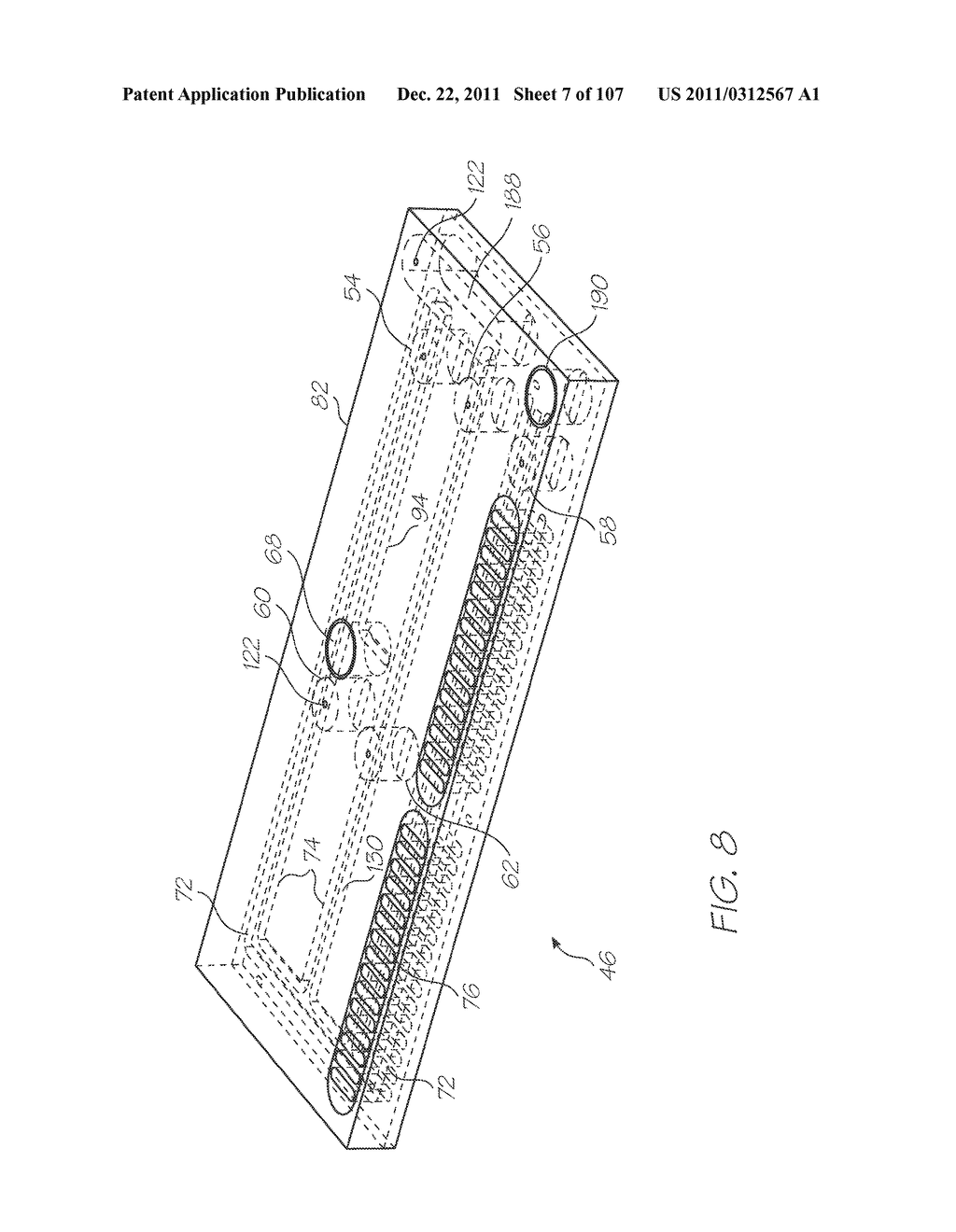 LOC DEVICE FOR ELECTROCHEMILUMINESCENT DETECTION OF TARGET NUCLEIC ACID     SEQUENCES USING HYBRIDIZATION CHAMBER ARRAY AND NEGATIVE CONTROL CHAMBER     WITHOUT PROBES - diagram, schematic, and image 08