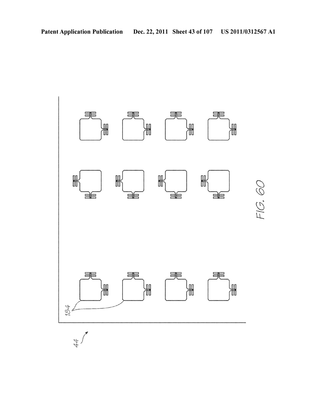 LOC DEVICE FOR ELECTROCHEMILUMINESCENT DETECTION OF TARGET NUCLEIC ACID     SEQUENCES USING HYBRIDIZATION CHAMBER ARRAY AND NEGATIVE CONTROL CHAMBER     WITHOUT PROBES - diagram, schematic, and image 44