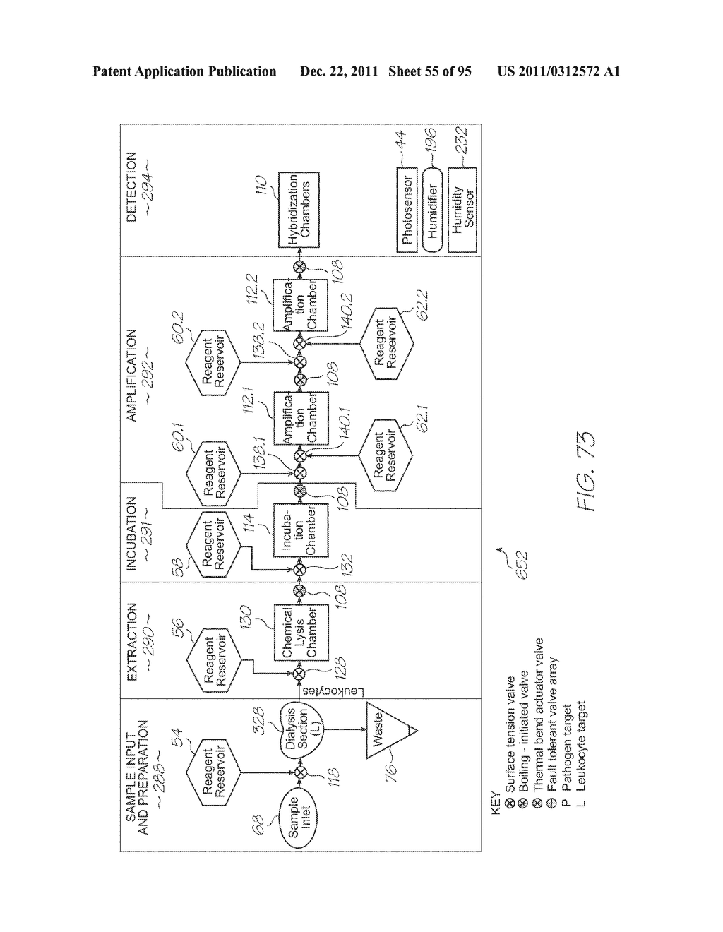 LOC DEVICE FOR PATHOGEN DETECTION AND GENETIC ANALYSIS WITH CHEMICAL     LYSIS, INCUBATION AND NUCLEIC ACID AMPLIFICATION - diagram, schematic, and image 56